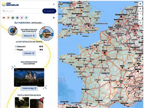 viamichelin|ViaMichelin : Itinéraires, Cartes, Info trafic, Hôtels.